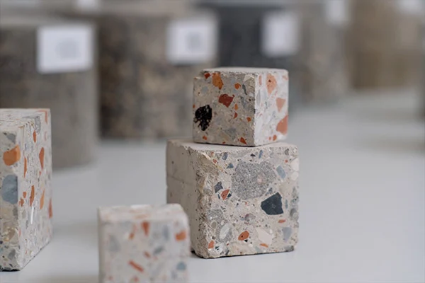 R-Beton aufgeschnitten